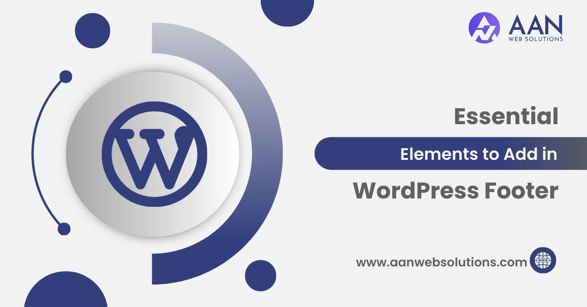 Essential Elements to Add in WordPress Footer