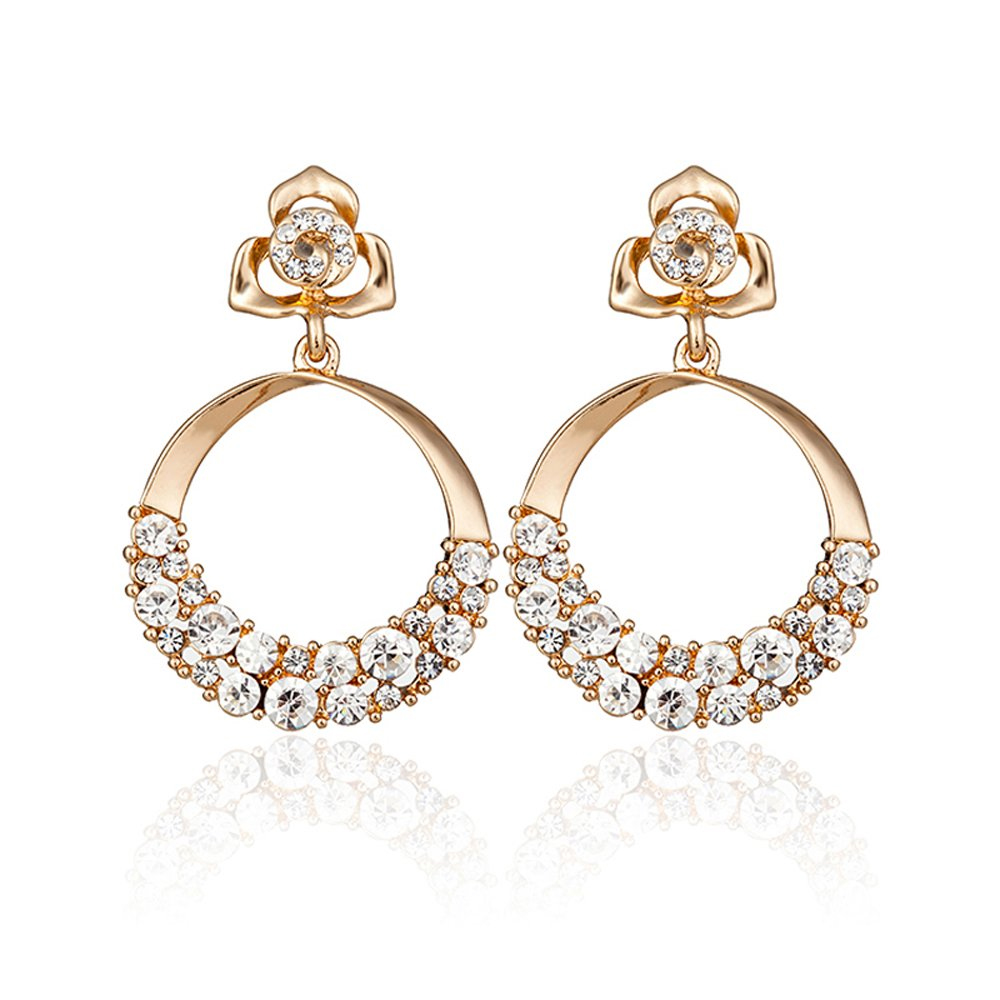 Gold Plated Earrings for Women and Girls