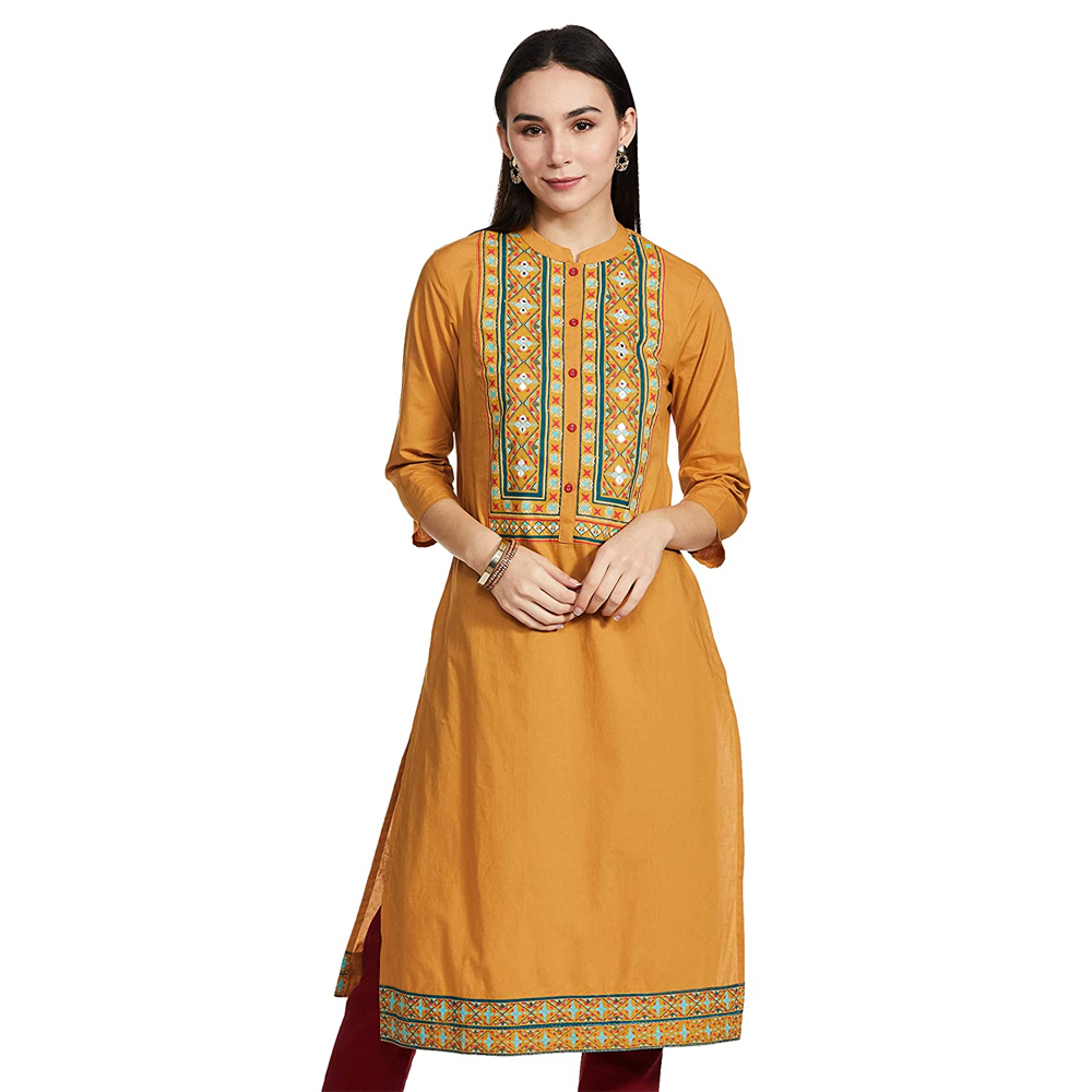 Women's Cotton Straight Kurti